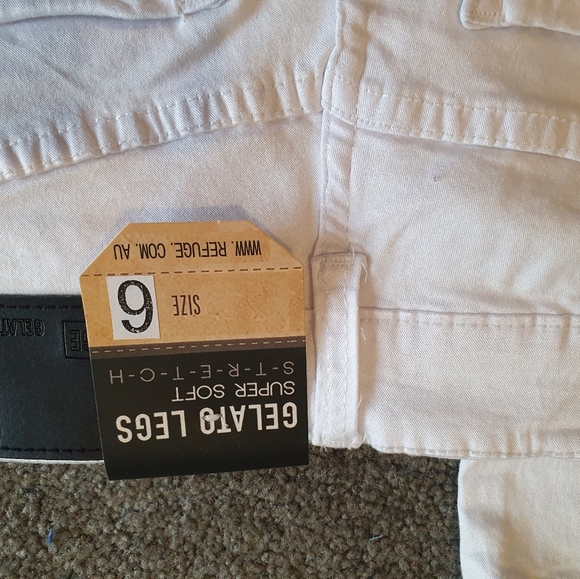 Refuge white skinny jeans size 6 NWT - Picture 8 of 8